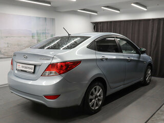 2013 Hyundai Solaris I, голубой, 750000 рублей, вид 4
