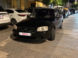2008 Hyundai Accent ТагАЗ II, чёрный, 330000 рублей, вид 2