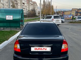 2008 Hyundai Accent ТагАЗ II, чёрный, 349000 рублей, вид 4