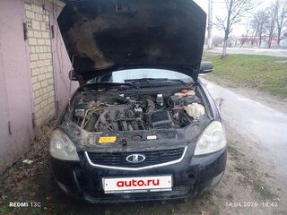 2008 Lada (ВАЗ) Priora I, чёрный, 110000 рублей, вид 5