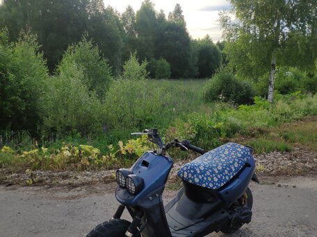 1998 Yamaha BWs, синий, 50000 рублей, вид 4