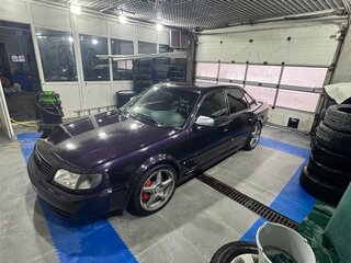 1992 Audi 100 S4 IV (C4), фиолетовый, 1200000 рублей, вид 2