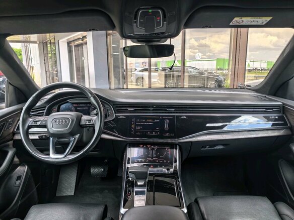 2018 Audi Q8 55 TFSI I (4M), белый - вид 8