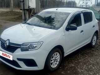 2018 Renault Sandero II Рестайлинг, белый, 699000 рублей, вид 1