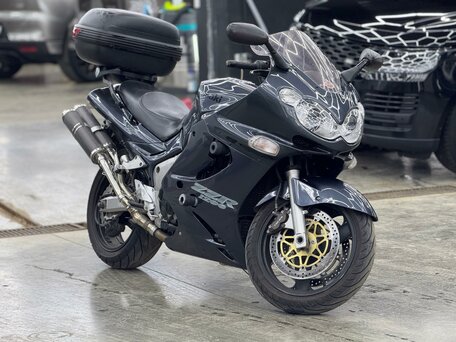 2002 Kawasaki ZZR 1200, серый, 360000 рублей, вид 2