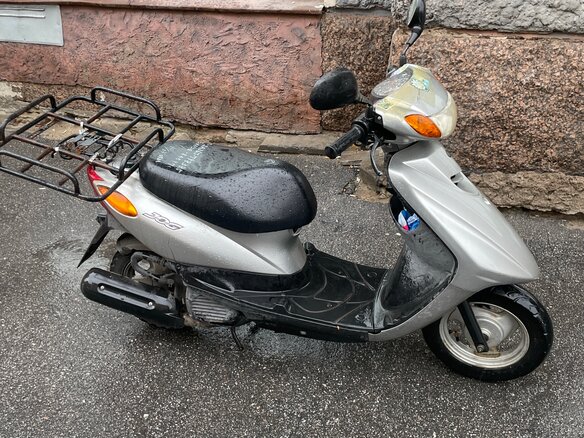 2015 Yamaha Jog, серебристый, 70000 рублей - вид 1
