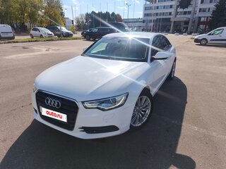 2012 Audi A6 IV (C7), белый, 1450000 рублей, вид 4