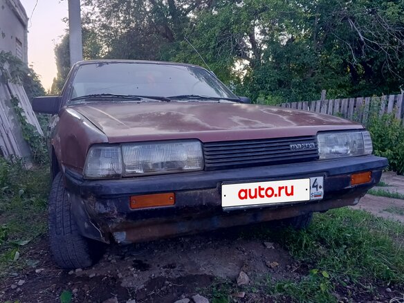 1985 Mazda 626 II (GC), пурпурный, 70000 рублей - вид 1