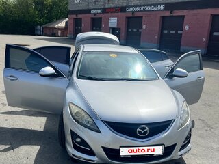 2011 Mazda 6 II (GH) Рестайлинг, серебристый, 850000 рублей, вид 3