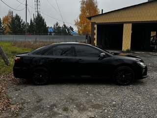 2014 Toyota Camry VII (XV50) Рестайлинг, чёрный, 1520000 рублей, вид 2