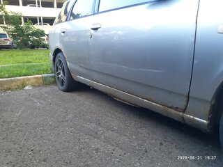 2002 Nissan Wingroad II (Y11) Рестайлинг, серебристый, 150000 рублей, вид 5
