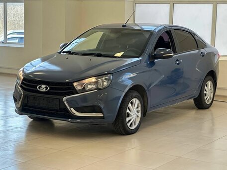 2016 Lada (ВАЗ) Vesta I, синий, 700000 рублей, вид 3