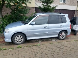 2000 Mazda Demio I (DW), голубой, 430000 рублей, вид 3