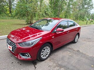 2018 Hyundai Solaris II, красный, 1170000 рублей, вид 1