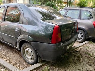 2007 Renault Logan I, серый, 190000 рублей, вид 3