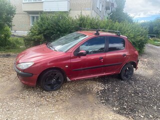 2006 Peugeot 206, красный, 120000 рублей, вид 1
