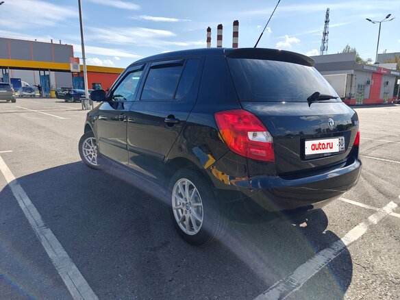 2010 Skoda Fabia II Рестайлинг, чёрный - вид 5