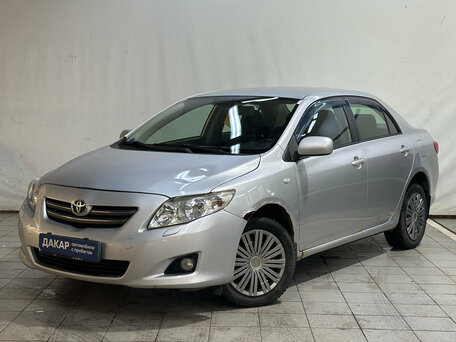 2008 Toyota Corolla AMT X (E140, E150), серебристый, 590000 рублей, вид 1