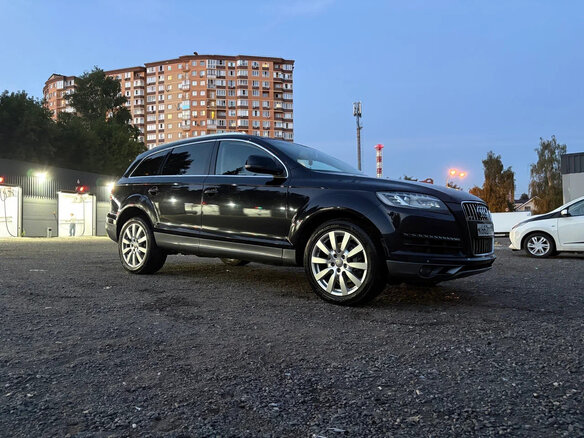 2012 Audi Q7 I (4L) Рестайлинг, чёрный, 1850000 рублей - вид 5