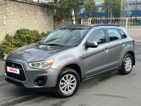 2013 Mitsubishi ASX I Рестайлинг, серый, 850000 рублей, вид 2