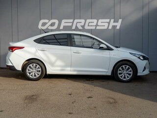 2021 Hyundai Solaris II Рестайлинг, белый, 1449000 рублей, вид 5