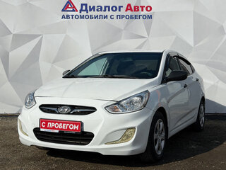 2014 Hyundai Solaris I, белый, 599000 рублей, вид 1