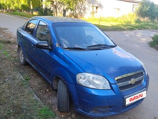 2010 Chevrolet Aveo I Рестайлинг, синий, 250000 рублей, вид 1