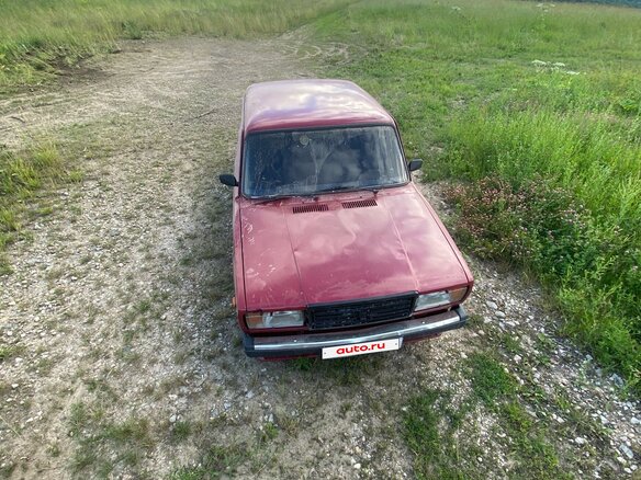 2008 Lada (ВАЗ) 2107, пурпурный, 95000 рублей