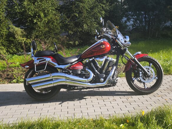 2007 Yamaha XV 1900, красный, 730000 рублей - вид 5