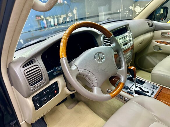 2005 Lexus LX 470 II Рестайлинг, чёрный, 5650000 рублей - вид 13