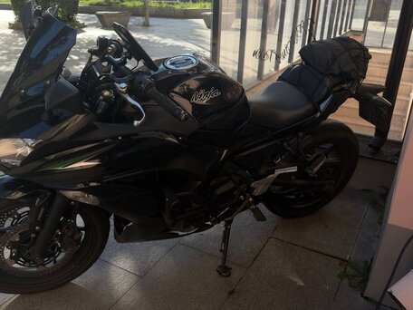 2017 Kawasaki ER-6F (Ninja 650R), чёрный, 620000 рублей, вид 2
