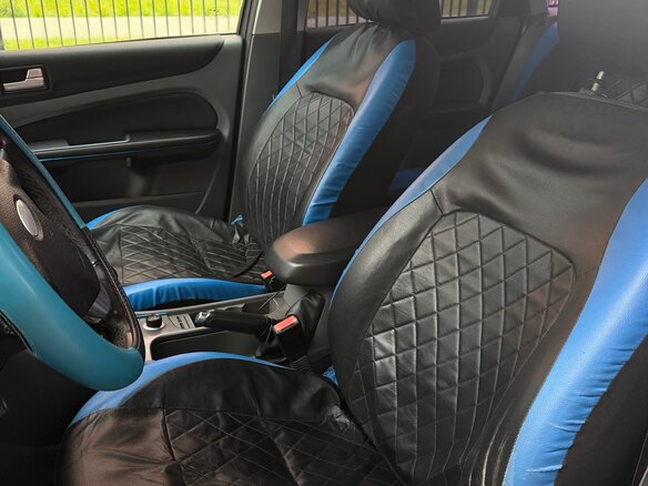 2008 Ford Focus II Рестайлинг, синий - вид 17