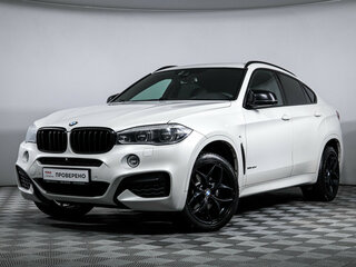 2019 BMW X6 40d II (F16), белый, 4690000 рублей, вид 1