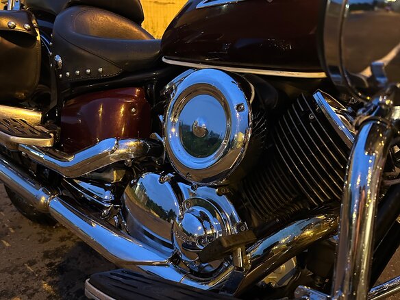 2006 Yamaha XVS1100, красный, 690000 рублей - вид 15