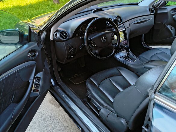 2004 Mercedes-Benz CLK-Класс 240 II (W209), синий, 750000 рублей - вид 10