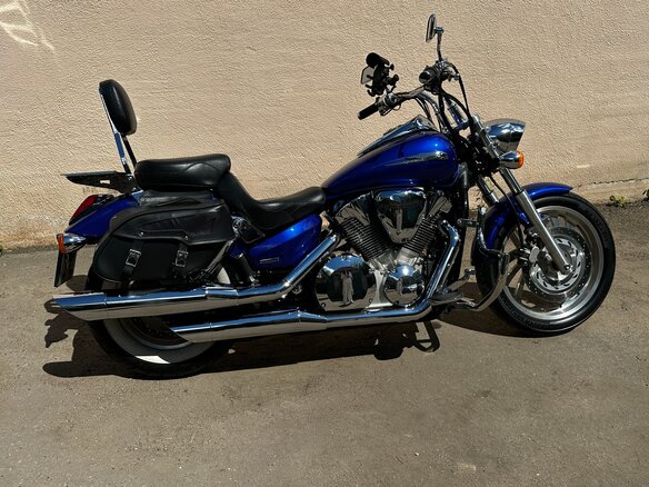 2005 Honda VTX 1300, синий, 707000 рублей - вид 31