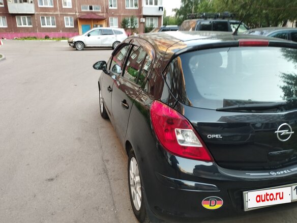 2008 Opel Corsa D, чёрный, 420000 рублей - вид 10