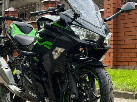 2020 Kawasaki Ninja 400, зелёный, 680000 рублей, вид 1