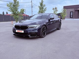 2019 BMW 5 серии 530d xDrive VII (G30/G31/G38), чёрный, 5950000 рублей, вид 2