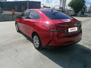 2022 Hyundai Solaris II Рестайлинг, красный, 1395000 рублей, вид 4