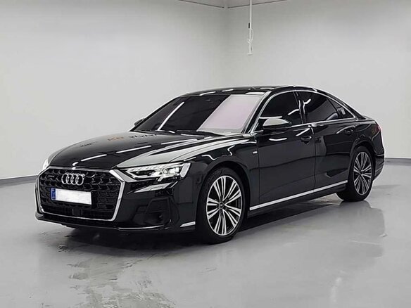 2023 Audi A8 50 TDI IV (D5) Рестайлинг, чёрный