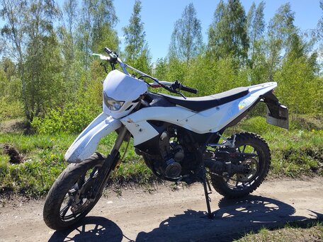 2012 Stels Trigger 125, белый, 120000 рублей, вид 1
