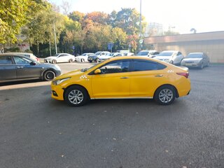 2018 Hyundai Solaris II, жёлтый, 570000 рублей, вид 5