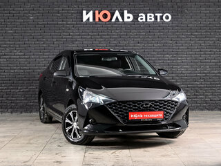 2021 Hyundai Solaris II Рестайлинг, чёрный, 1280000 рублей, вид 3