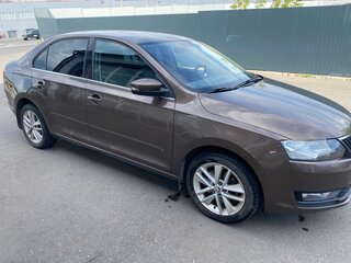 2018 Skoda Rapid I Рестайлинг, коричневый, 1350000 рублей, вид 2
