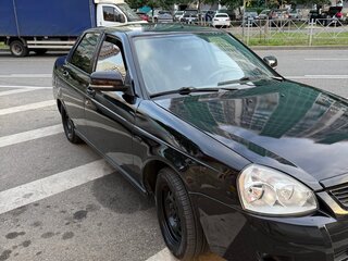 2009 Lada (ВАЗ) Priora Premier I, чёрный, 450000 рублей, вид 1