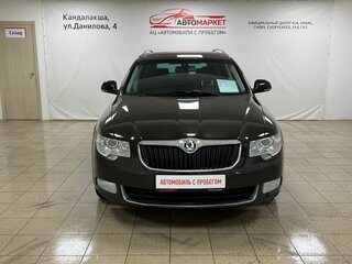 2013 Skoda Superb DSG II Рестайлинг, коричневый, 879000 рублей, вид 2
