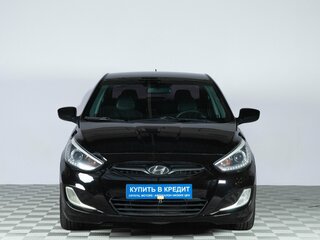 2013 Hyundai Solaris I, чёрный, 629000 рублей, вид 2
