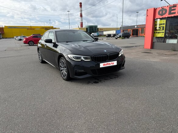 2020 BMW 3 серии 320i xDrive VII (G2x), чёрный, 3600000 рублей
