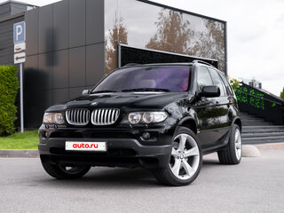 2004 BMW X5 4.8is I (E53) Рестайлинг, чёрный, 3000000 рублей, вид 1